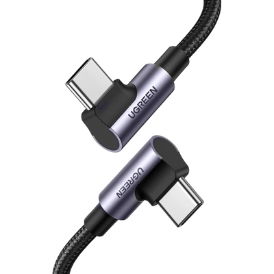 UGREEN 100W USB-C auf USB-C Ladekabel Doppelte Winkel