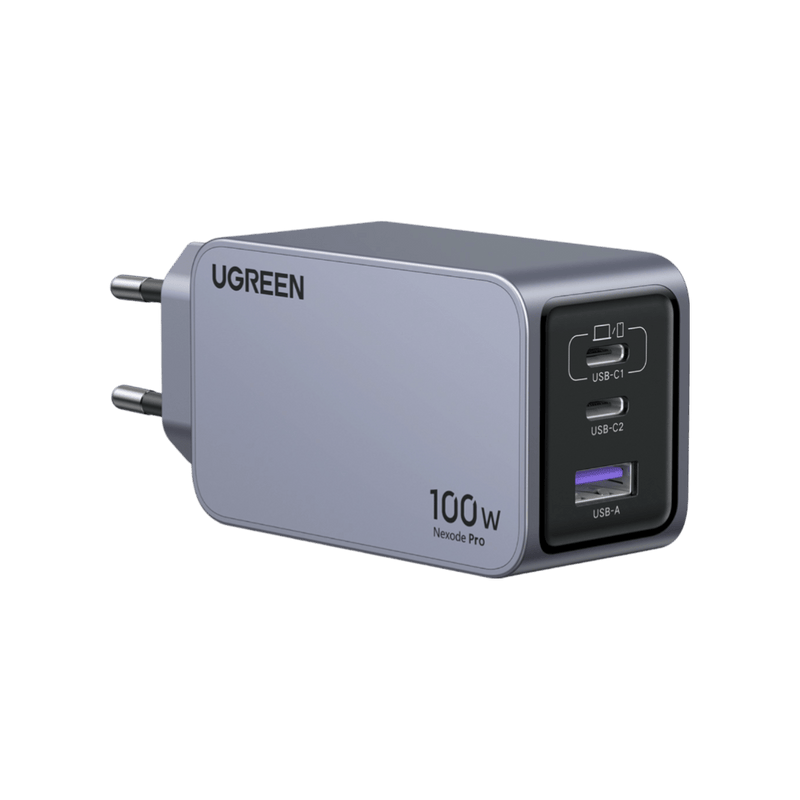 UGREEN Nexode Pro USB-C Mini Ladegerät (100W, 3-Ports, GaN)