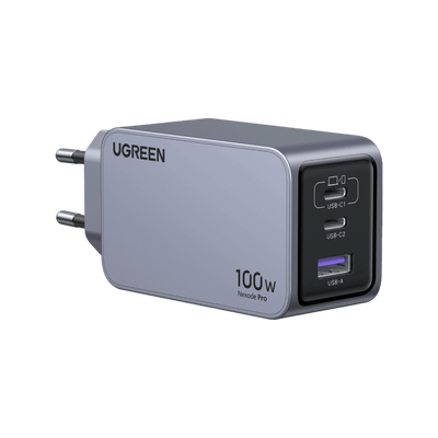 UGREEN Nexode Pro USB-C Mini Ladegerät (100W, 3-Ports, GaN)