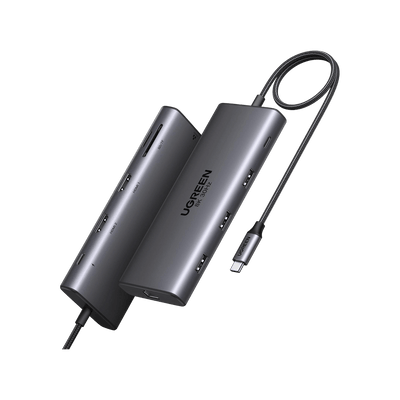 UGREEN Revodok Pro 210 Dockingstation (10-IN-1, Dual 4K@60Hz, 5Gbps)