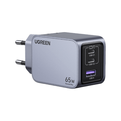 UGREEN Nexode Pro USB-C Mini Ladegerät (65W, 3-Ports, GaN)