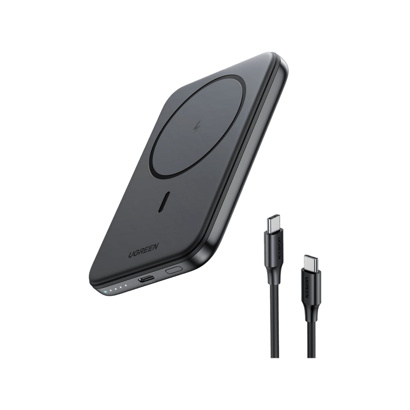 UGREEN Magnetische Kabellose Powerbank 10000mAh mit USB-C Kable