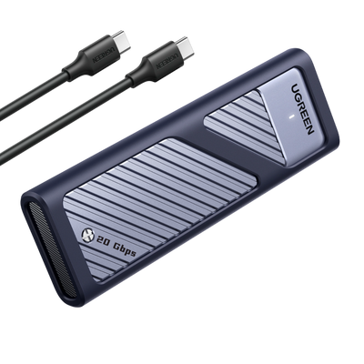 UGREEN 20Gbps NVME SATA M.2 SSD Gehäuse mit Kühlkissen