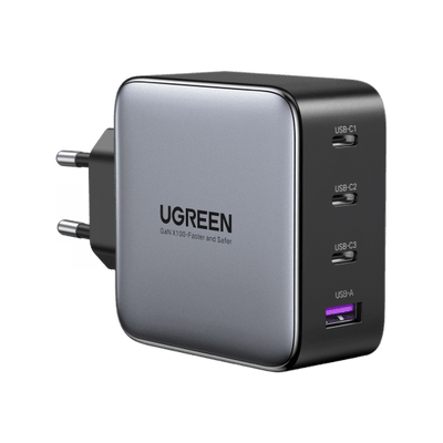 UGREEN USB-C Ladegerät (100W, 4-Ports, GaN)
