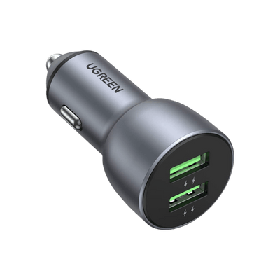 UGREEN USB Autoladegerät (36W, 2-Ports, QC 3.0)