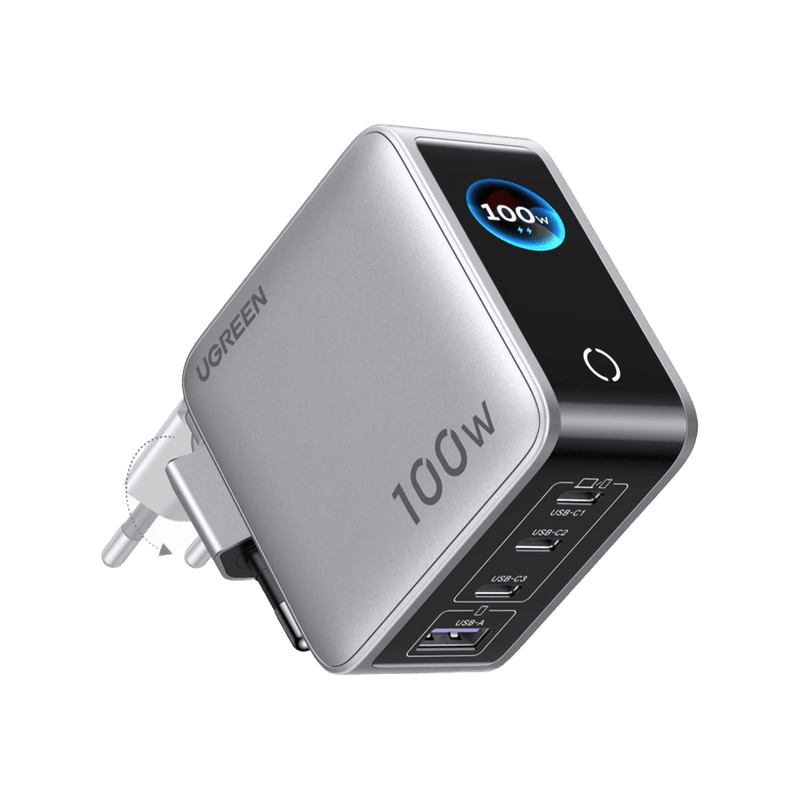 UGREEN Nexode Pro 100 W Ladegerät (4-in-1, Smart Display, GaN)