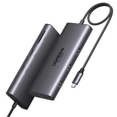 UGREEN Revodok Pro 210 Dockingstation (10-IN-1, Dual 4K@60Hz, 5Gbps)