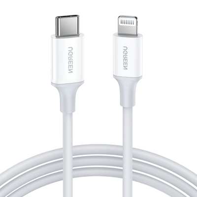 UGREEN PD 3.0 USB-C auf MFi Lightning Ladekabel (Weiß)