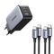 UGREEN 65W USB-C GaN Ladegerät + 60W USB-C Ladekabel*2