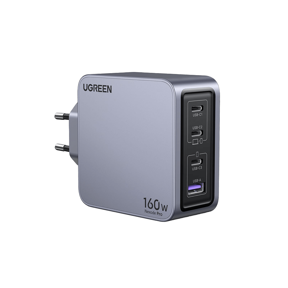 Ugreen Nexode Pro 160w USB C Ladegerät 4-Ports Mini GaN Schnellladeger –  UGREEN