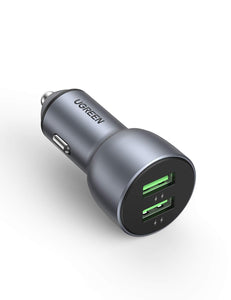 UGREEN 36W Autoladegerät Quick Charge 3.0 2 Port USB doppelt Schnellladegerät