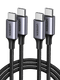 UGREEN 60W PD 3.0 PPS USB-C auf USB-C Ladekabel 2 Stück (1 M)