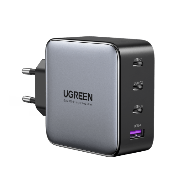 UGREEN USB-C Ladegerät (100W, 4-Ports, GaN)