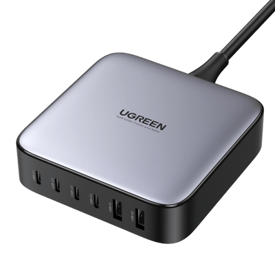 UGREEN USB-C Tischladegerät (200W, 6-Ports, GaN)