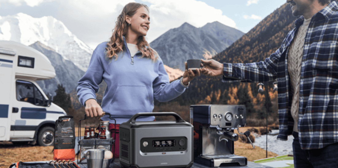 Tragbare Powerstation beim Camping - UGREEN DE