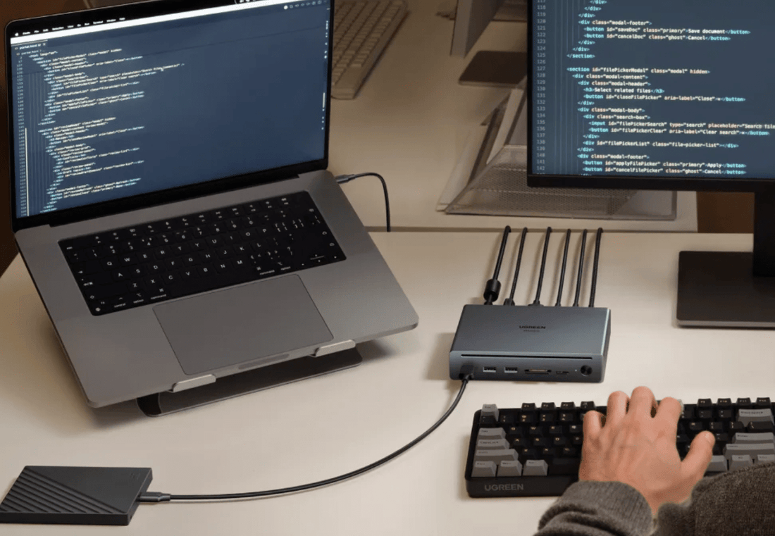 Warum ein Thunderbolt-5-Dock besser ist als mehr Speicher oder Dongles