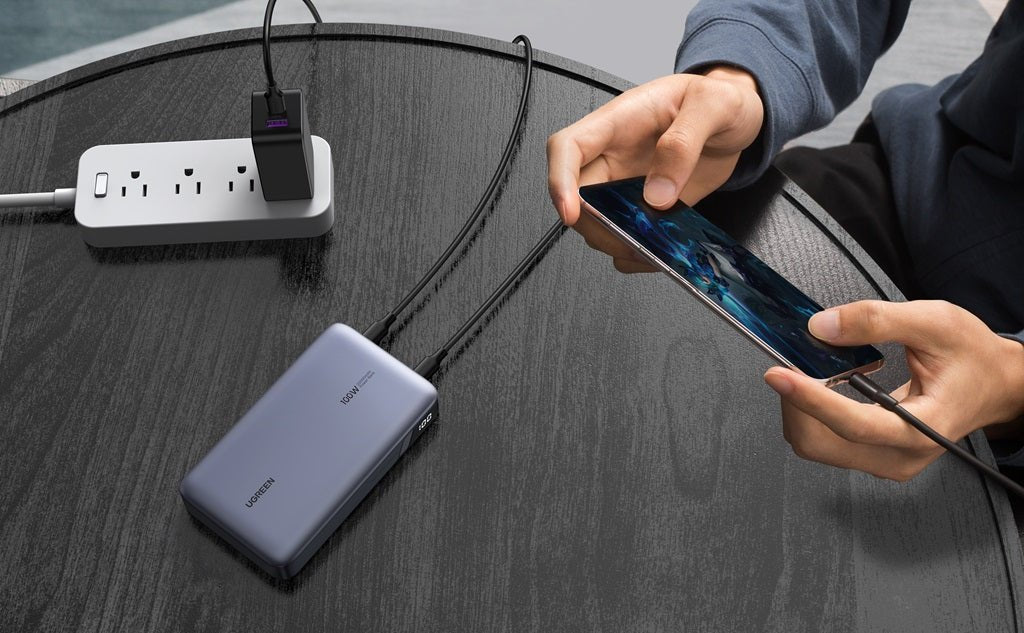10.000 vs. 20.000 mAh Powerbank: Einfache Größenvergleich - UGREEN DE