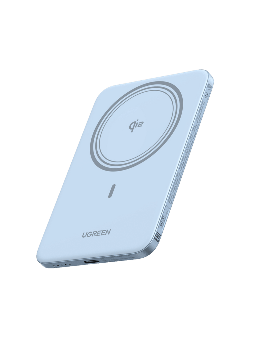 UGREEN MagFlow Air Magnetische Powerbank (5000mAh, Qi2 15W) - Powerbank
