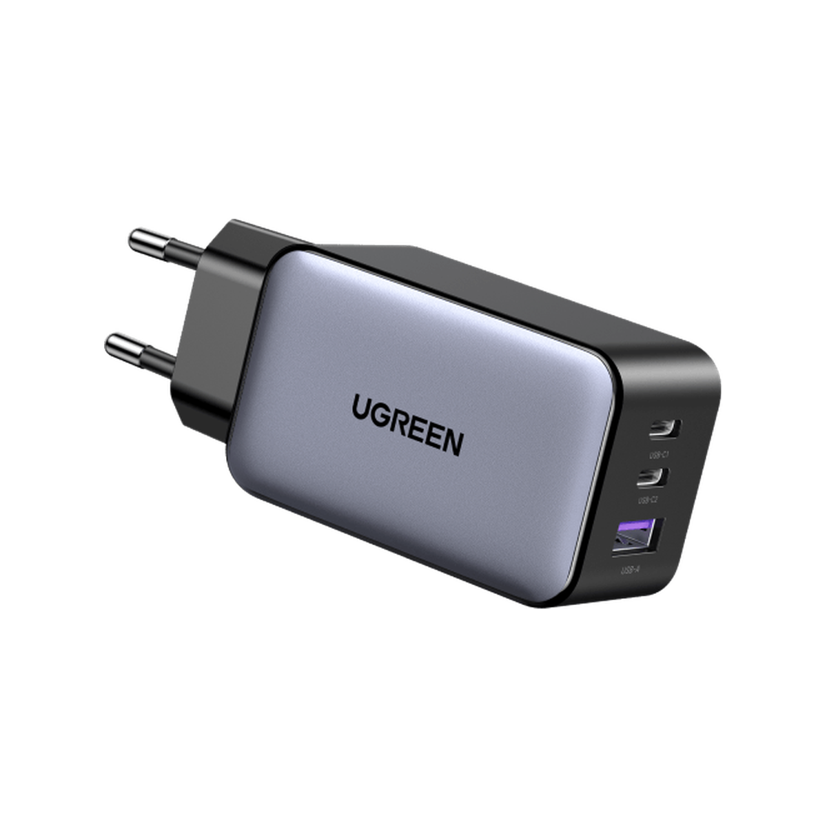 UGREEN USB-C Ladegerät (65W, 3-Ports, GaN)