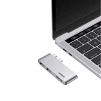 UGREEN Mini USB-C Hub (3-in-1, 4K@60Hz, 10Gbps)