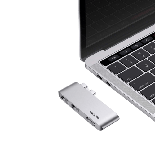 UGREEN Mini USB-C Hub (3-in-1, 4K@60Hz, 10Gbps)