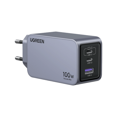 UGREEN Nexode Pro USB-C Mini Ladegerät (100W, 3-Ports, GaN)