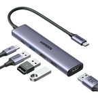 UGREEN Revodok USB-C Hub (5-in-1, 100W, 4K@30Hz, 5Gbps)