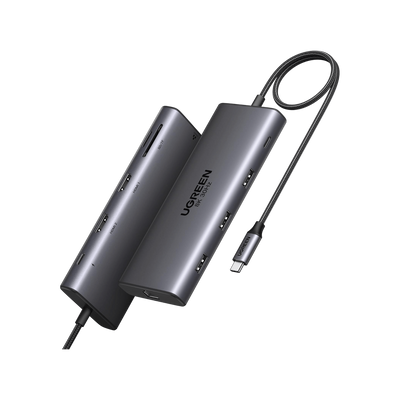 UGREEN Revodok Pro 210 Dockingstation (10-IN-1, Dual 4K@60Hz, 5Gbps)