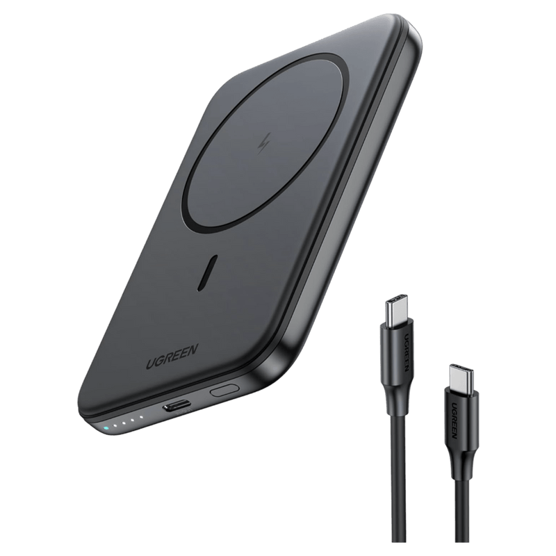 UGREEN Magnetische Kabellose Powerbank 10000mAh mit USB-C Kable
