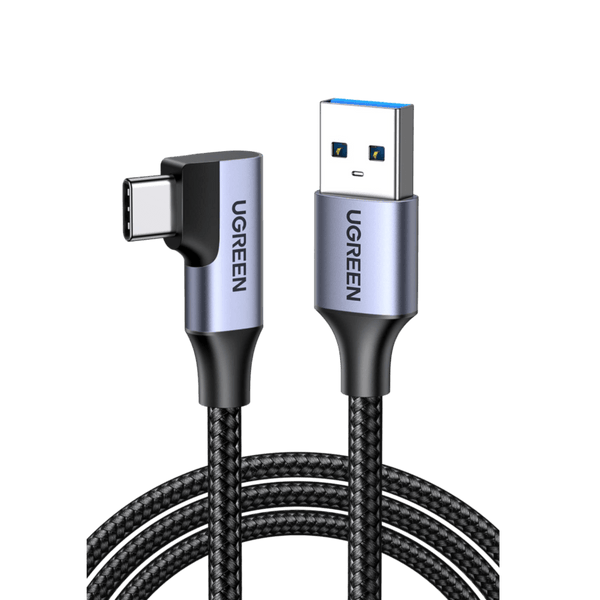 UGREEN USB-C auf USB-A 3.0 Ladekabel Winkel 90 Grad (2M)