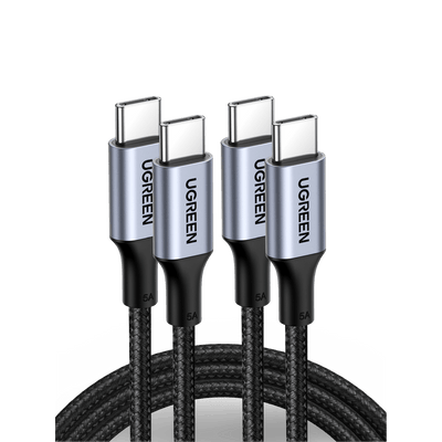 UGREEN 100 W USB-C auf USB-C Ladekabel 2 Stück