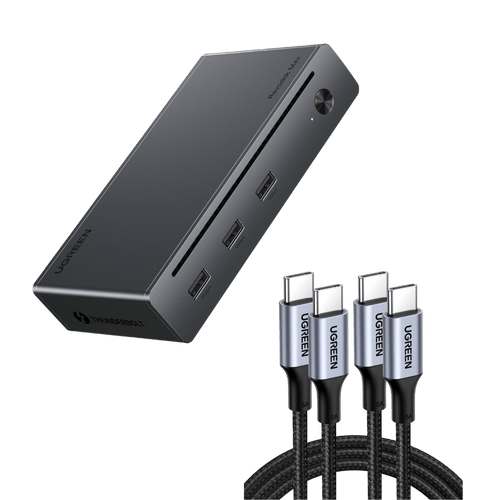 UGREEN Set-Angebot: 8-IN-1 TBT 4 Dock + 100W USB-C Kabel*2 (1M)