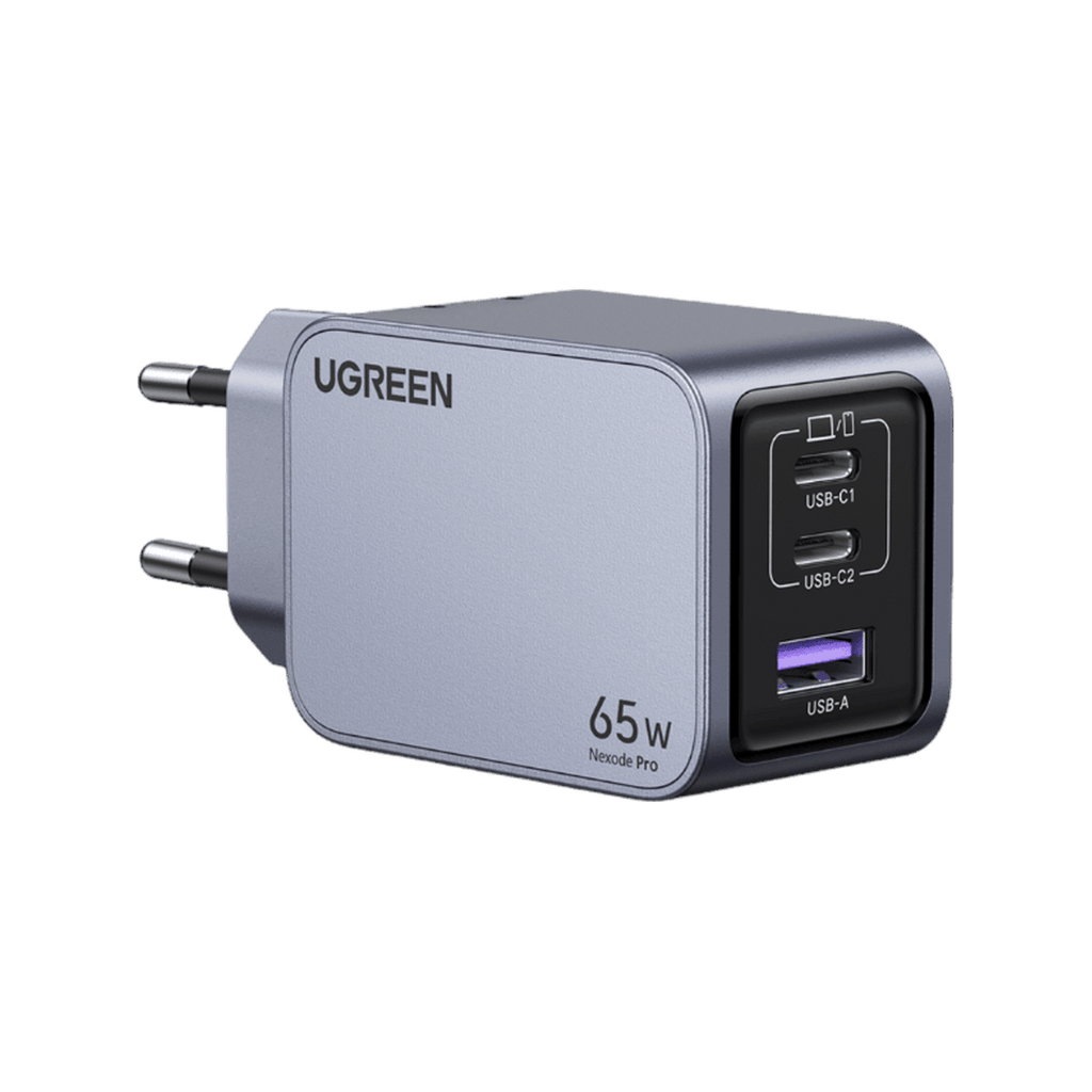 UGREEN Nexode Pro USB-C Mini Ladegerät (65W, 3-Ports, GaN) - Ladegerät