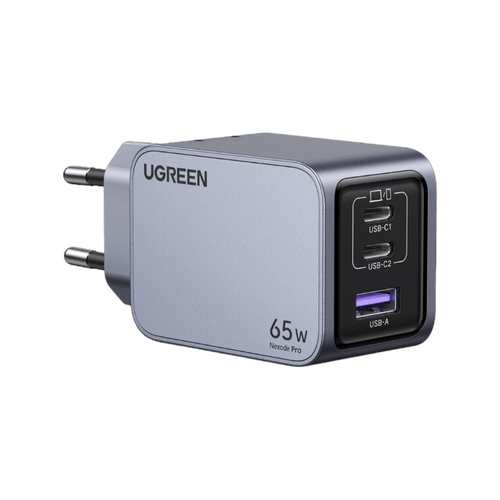 UGREEN Nexode Pro USB-C Mini Ladegerät (65W,  3-Ports, GaN)