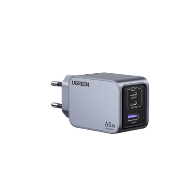 UGREEN Nexode Pro USB-C Mini Ladegerät (65W,  3-Ports, GaN)