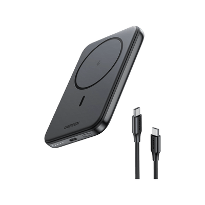 UGREEN Magnetische Kabellose Powerbank 10000mAh mit USB-C Kable