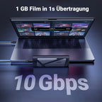 UGREEN USB 3.2 10Gbps M.2 NVMe & SATA Aluminium Gehäuse
