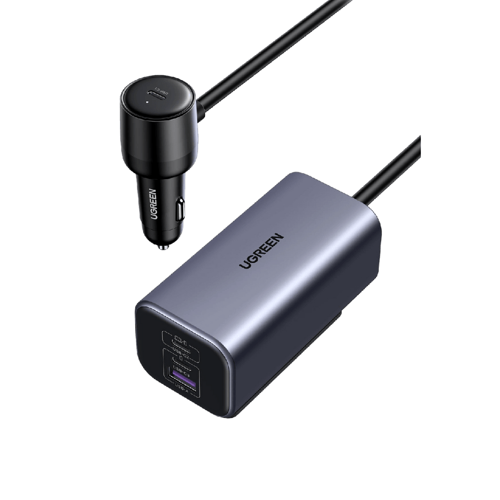 UGREEN PD3.0 Autoladegerät (130W, 4-Ports, GaN)