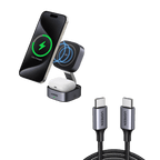 UGREEN Set-Angebot: 15W Qi2 Ladestation + 60W USB-C Kabel (1M )