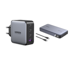 UGREEN Set-Angebot: 100-W-4-Port-Ladegerät + Nexode-Powerbank mit 25.000 mAh und 145 W