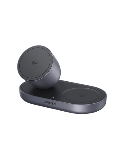 UGREEN Zapix Magnetisches Kabelloses Ladegerät (2-in-1, Qi2 15W)