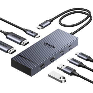 UGREEN Revodok Pro 7-IN-1 10 Gbps Dual 4K@60Hz USB-C Hub