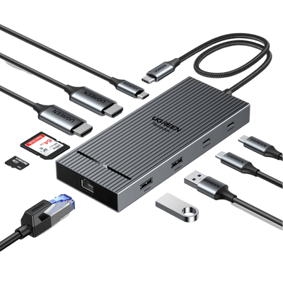 UGREEN Revodok Pro 10-IN-1 USB-C Hub (Dual 4K@60Hz)