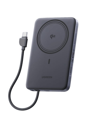 UGREEN MagFlow Air magnetische Powerbank (10000 mAh, Qi2 15W)
