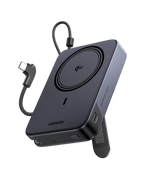 UGREEN Zapix Wireless Magnetische Powerbank (MagSafe,10000mAh, Qi2 15W, 30W USB-C Kabel ) - Powerbank