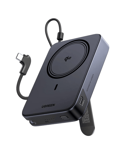 UGREEN Zapix Wireless Magnetische Powerbank (MagSafe,10000mAh,  Qi2 15W, 30W USB-C Kabel )