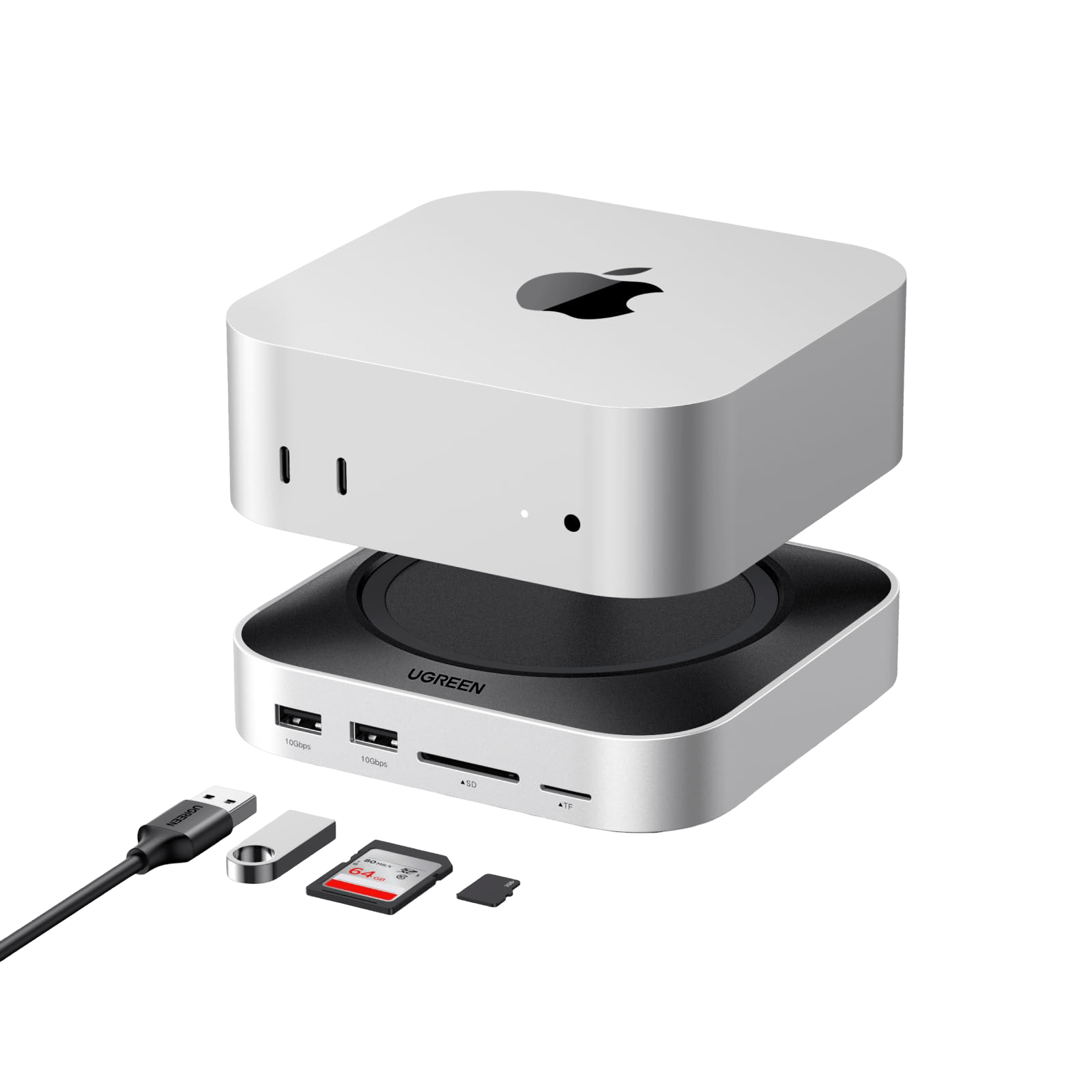 UGREEN Mac mini M4 Dockingstation (8TB, 10-in-1, 10Gbps)