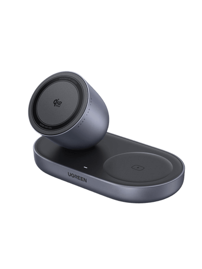 UGREEN Zapix 22W Qi2 MagSafe Ladestation ( 2-in-1, Schwarz)