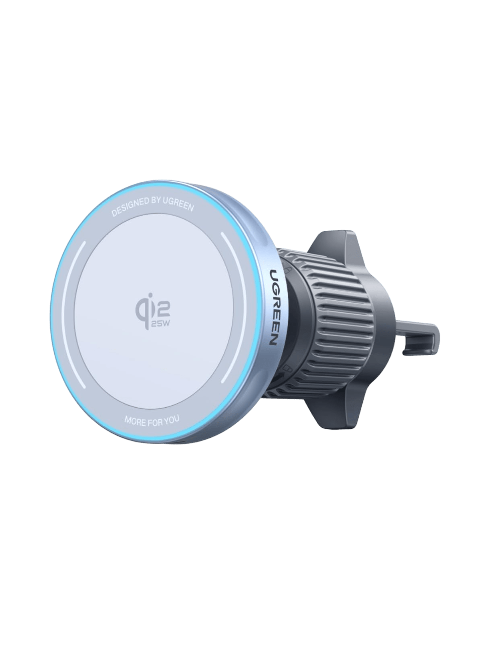 UGREEN MagFlow 2-in-1 Magnetisches Kabelloses Ladegerät (Qi2 25W, MagSafe-kompatibel)