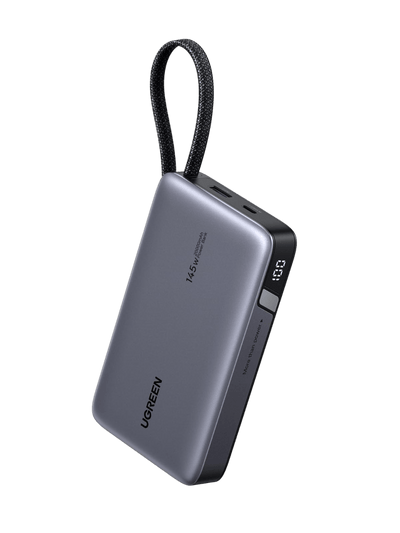 UGREEN Nexode Powerbank (20000mAh, 145W, ntegriertem Kabel)